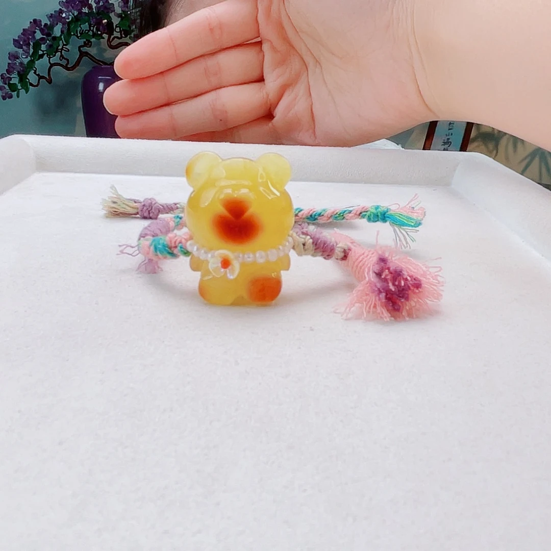 未镶嵌蜜蜡手链蜜蜡