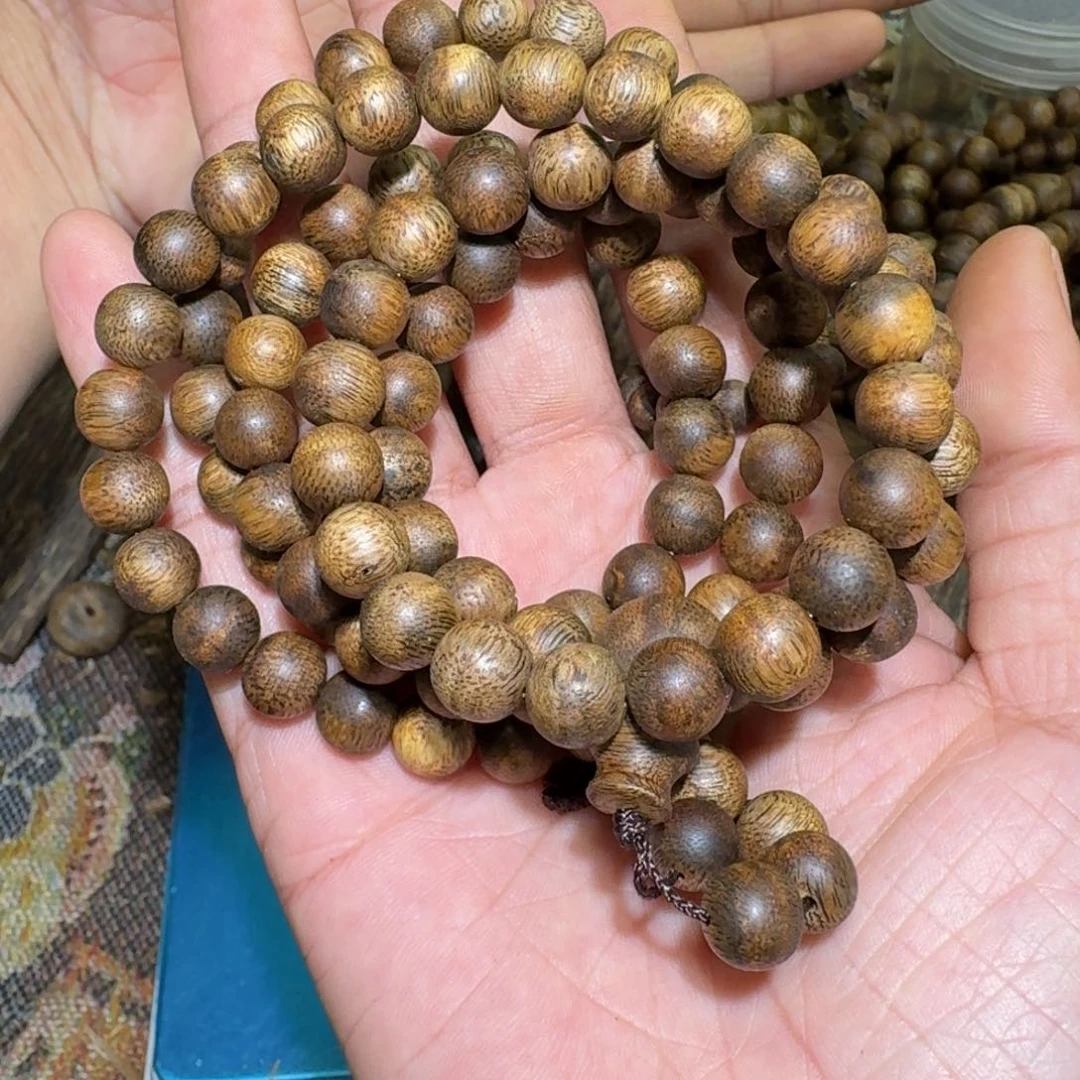 沉香木手串老**夫海南乌身老料0.826.7克