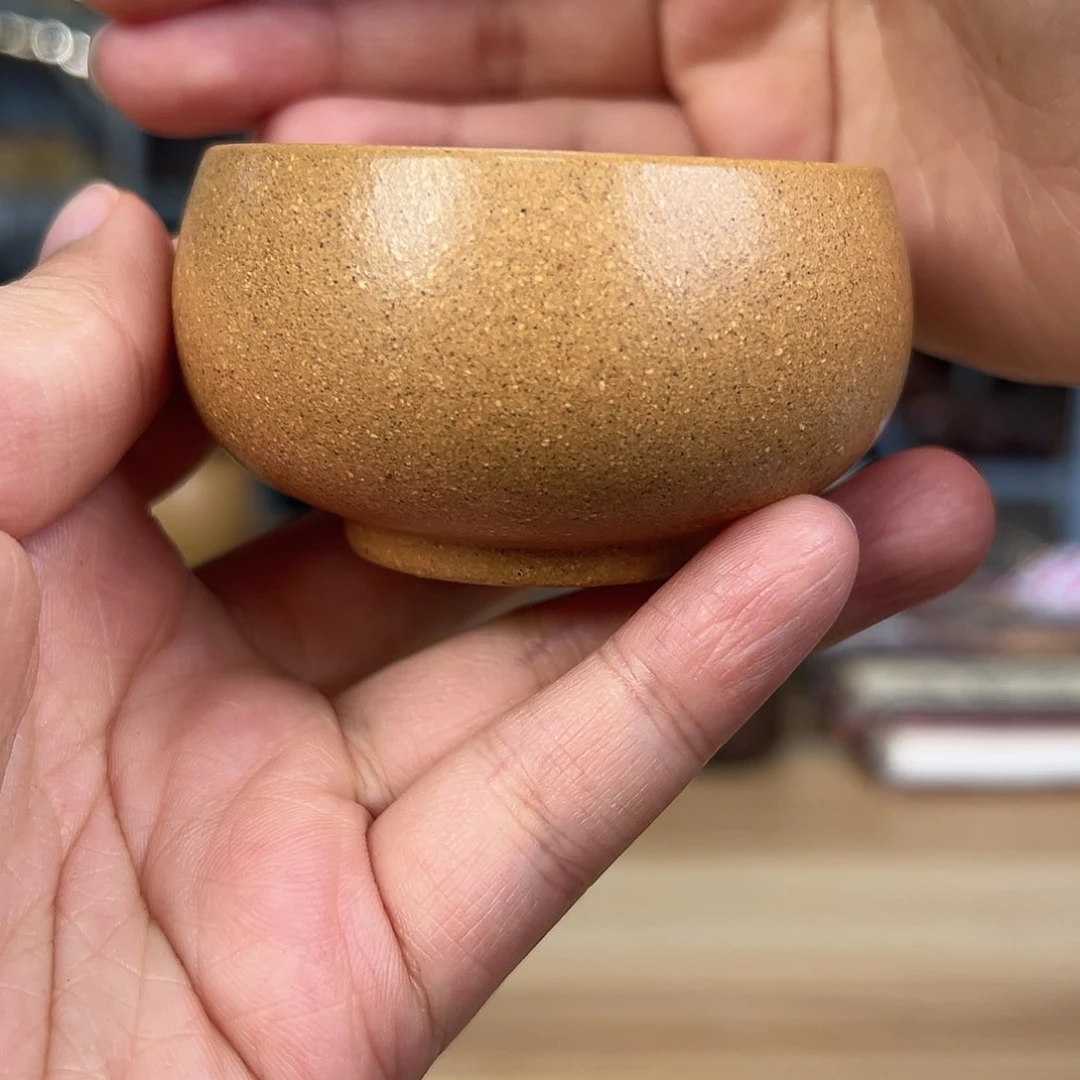 紫砂茶壶黄龙山原矿黄金段