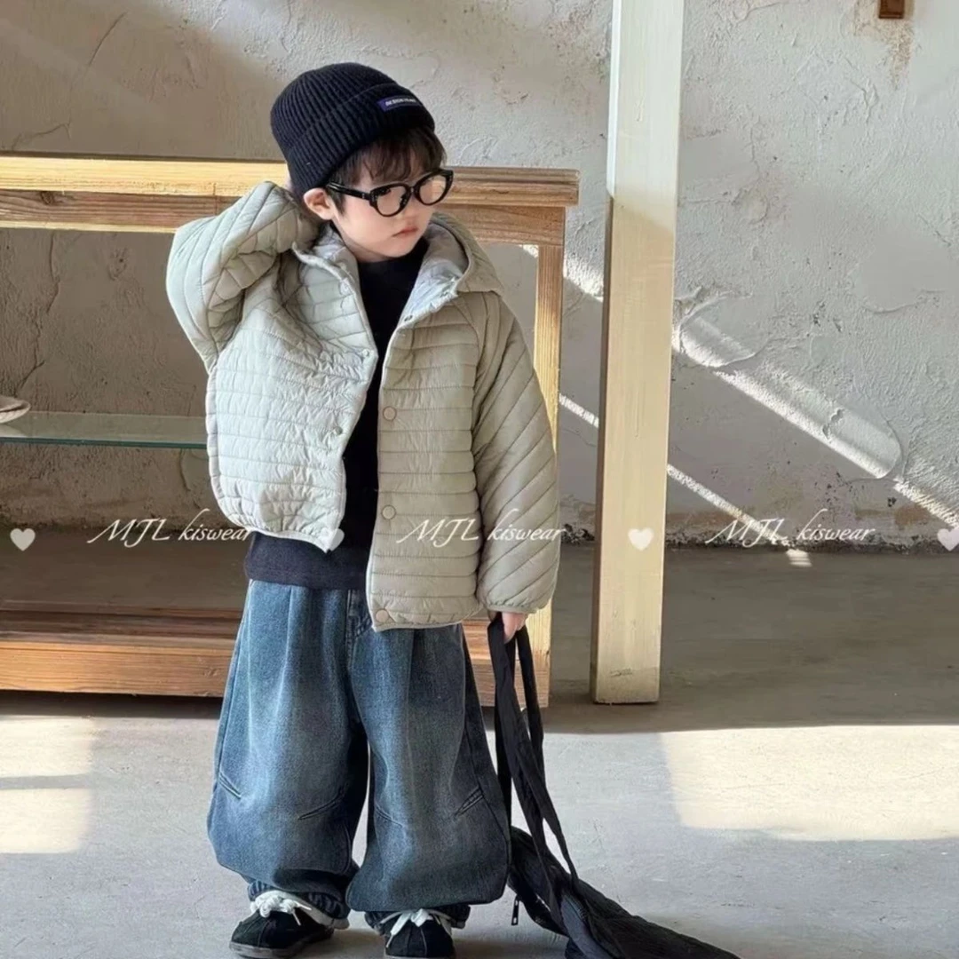 儿童棉服男童棉衣冬季2025新款女宝宝棉袄加厚小童秋冬装男孩外套