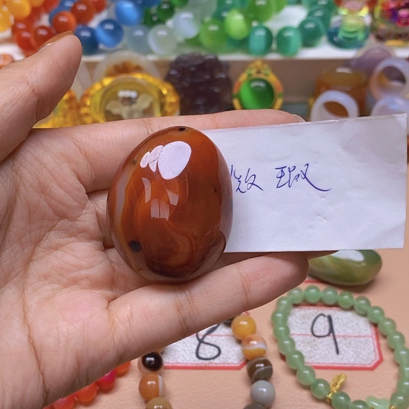 【闪购商品】玛瑙/玉髓颈饰未镶嵌木****2