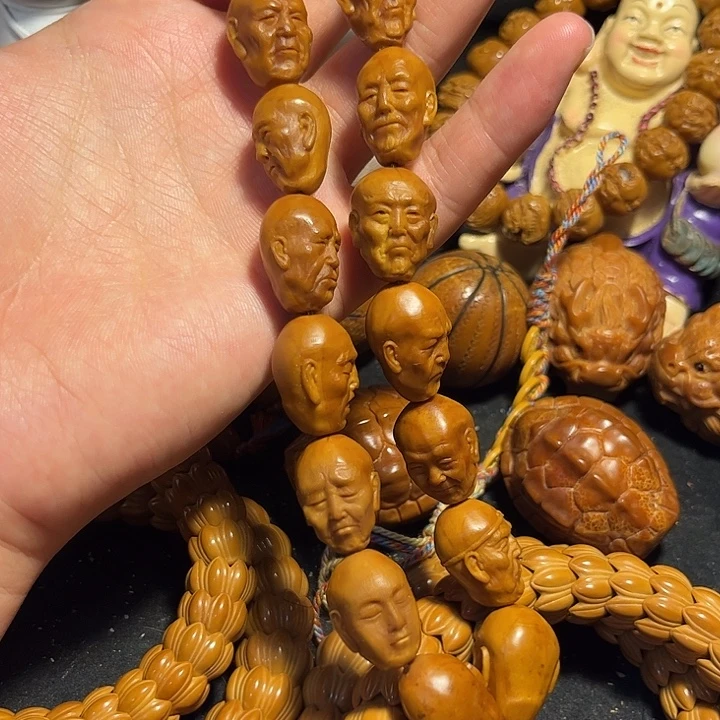 手串/手链橄榄核归渔罗汉