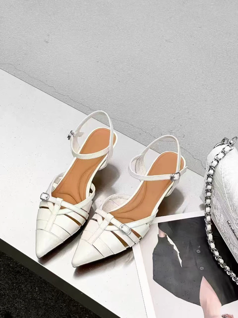 夏季优雅气质高跟鞋时尚百搭法式尖头单鞋女鞋