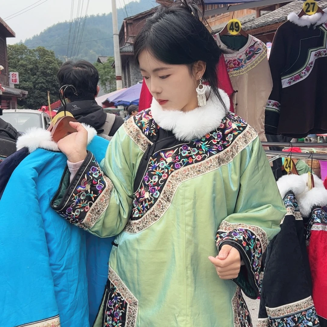 湘西苗族刺绣大花xl