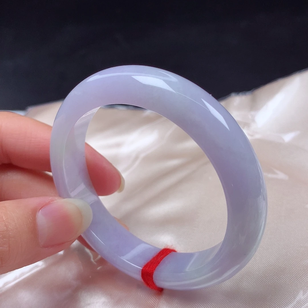 翡翠未镶嵌手镯52圈h8232