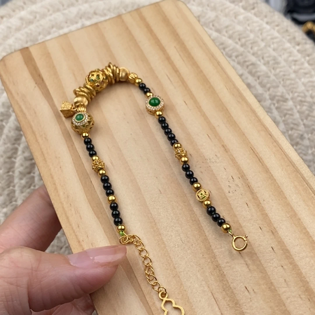 颈饰未镶嵌翡翠盘串