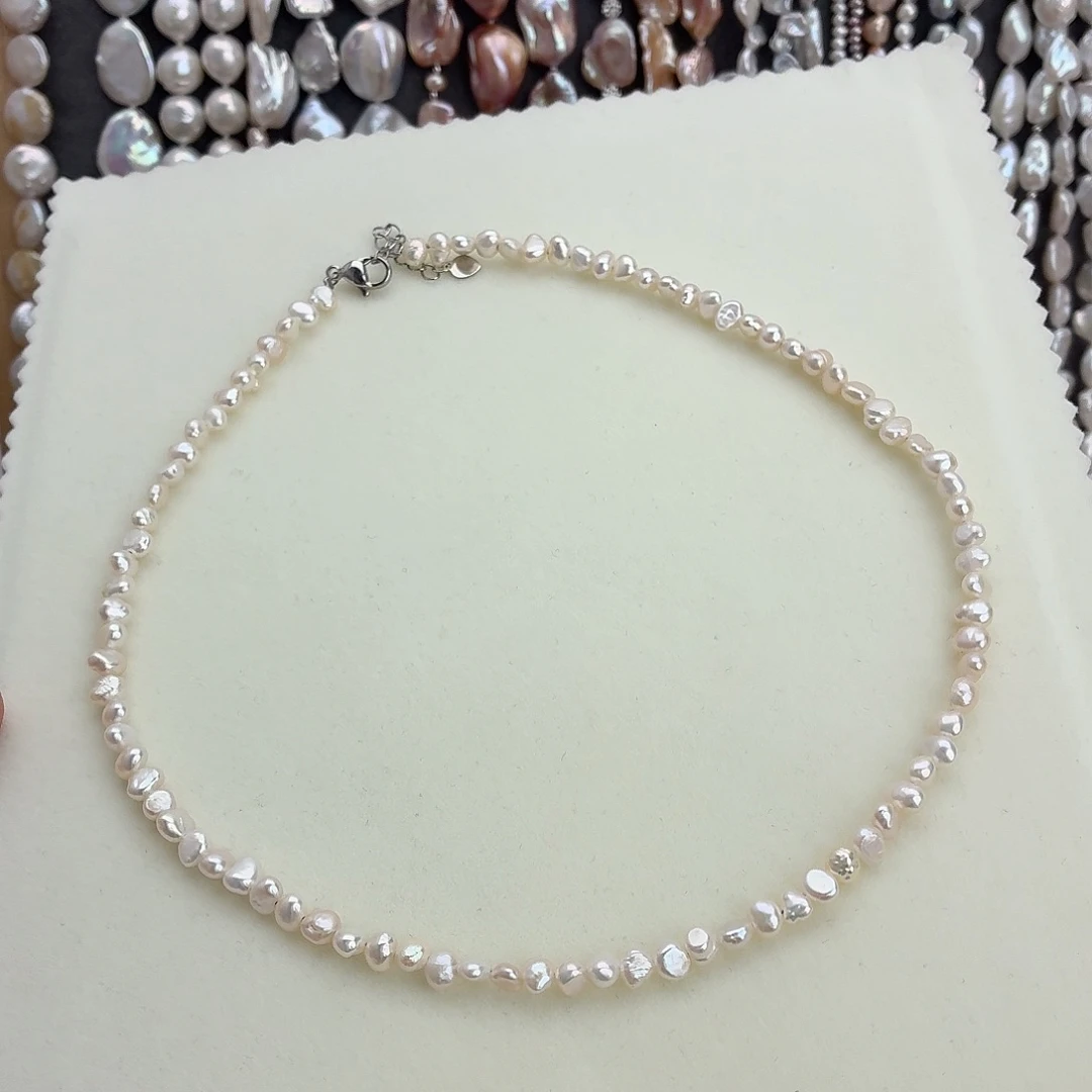 淡水珍珠合金颈饰