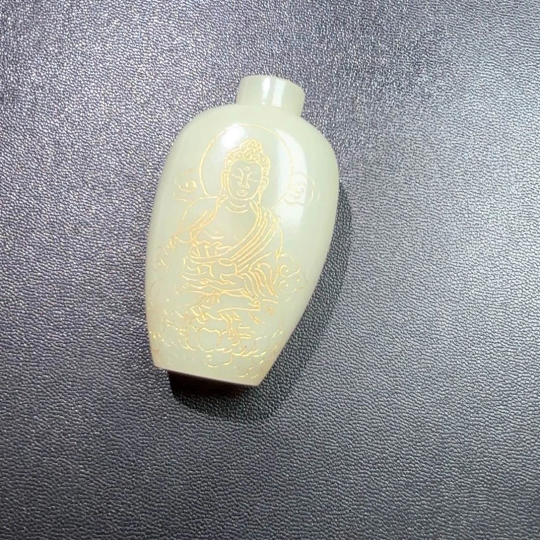 花***贵和田玉未镶嵌挂件