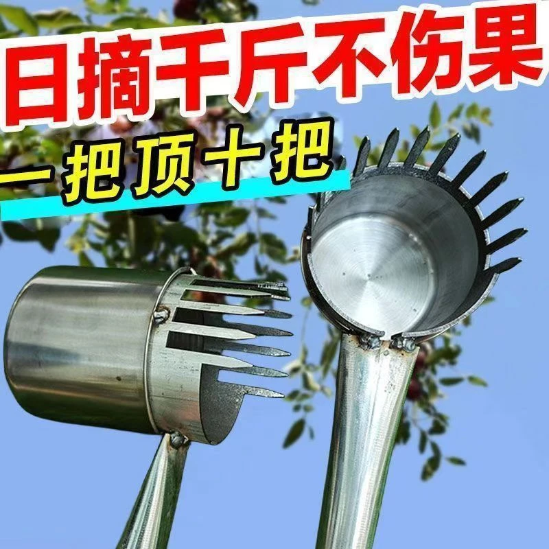 新款摘酸枣神器撸酸枣专用工具摘加厚打枣采摘果山枣杨梅山收集器