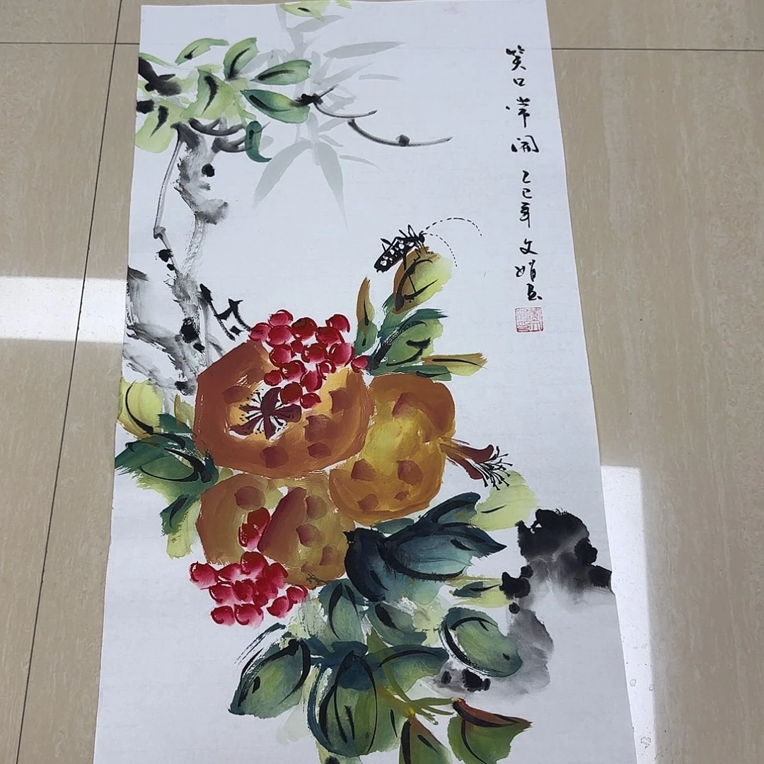 国画国画作品多次