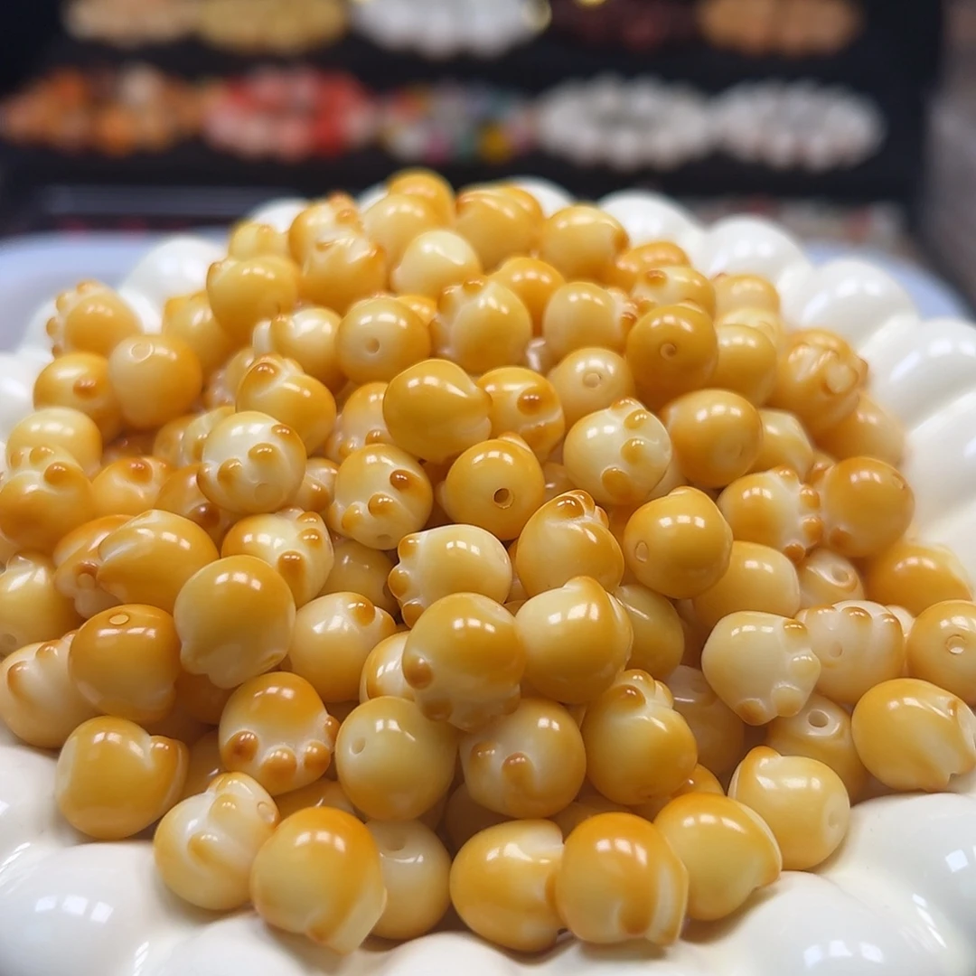 菩提根/象牙果手串卡12炭烧唐心猫爪20颗