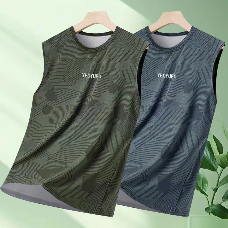 加大版t恤男无袖不显胖加肥特大号坎肩300斤8XL背心短袖男t恤胖子