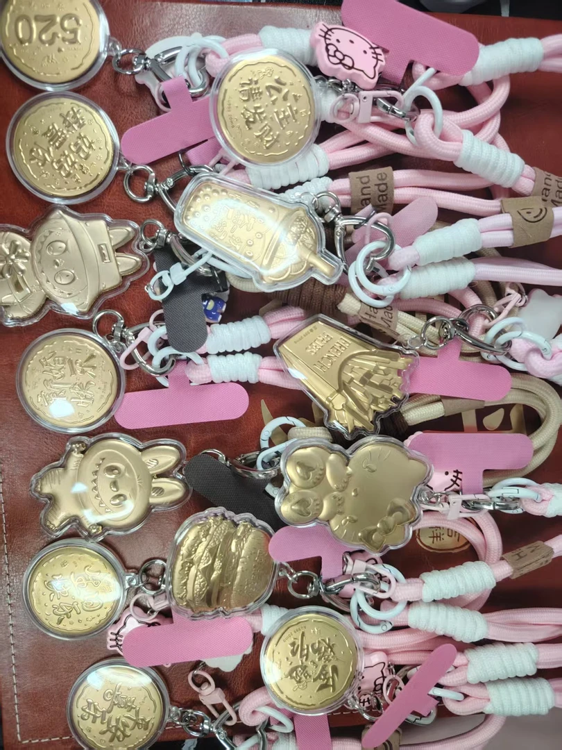 含水贝金999工艺品钥匙扣 送情人送妈妈生日礼物礼品多款样式