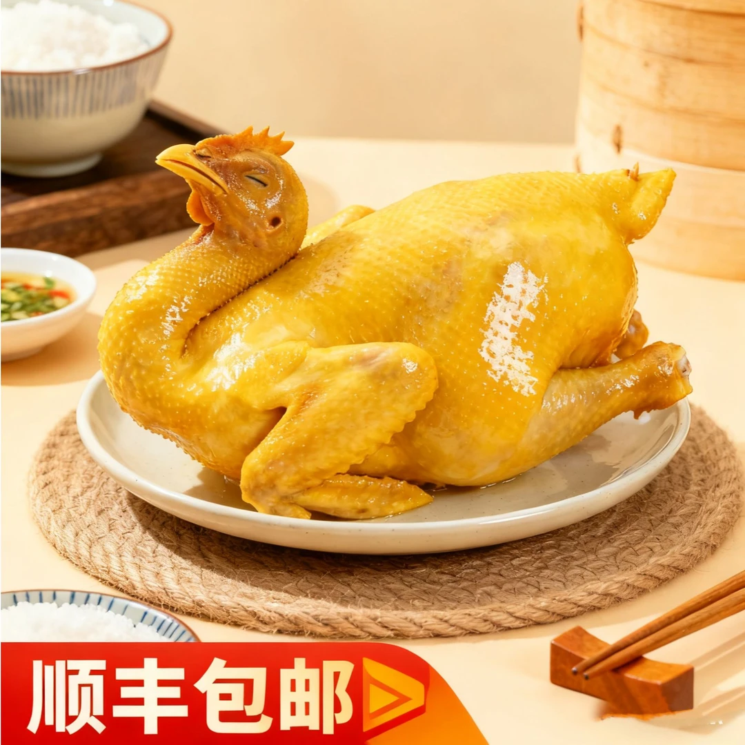 【顺丰包邮】DR.750g广东梅州盐焗鸡整只熟食真空正宗客家特产