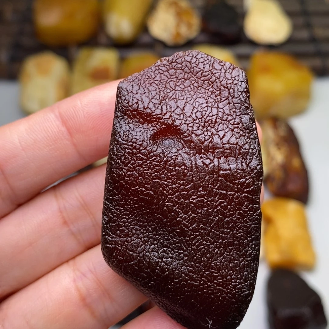 定制琥珀天然蜜蜡乌料