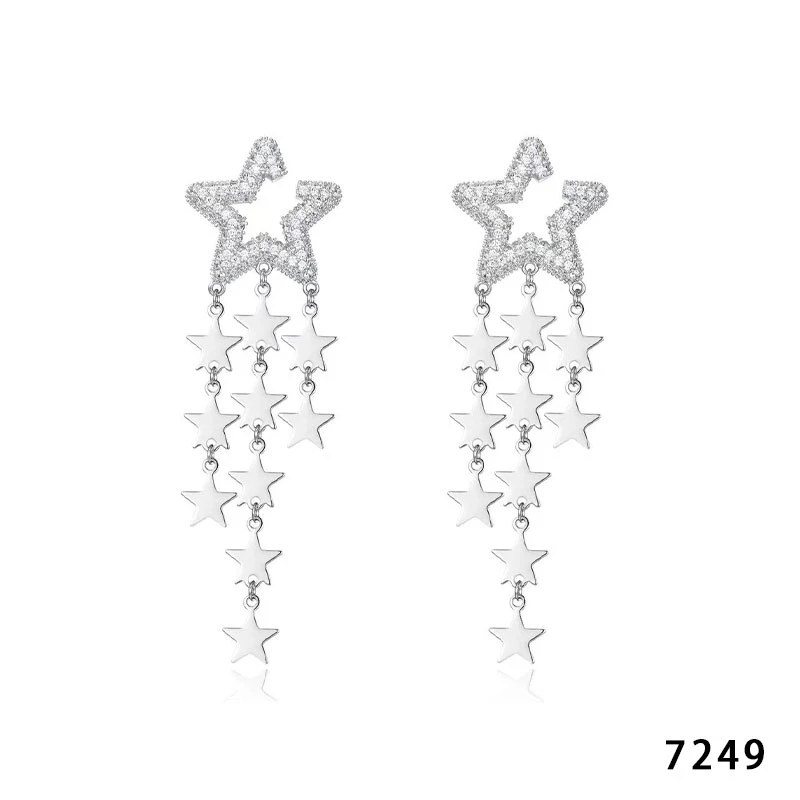 Bawarren 美❤ 7249-精致耳环简约百搭