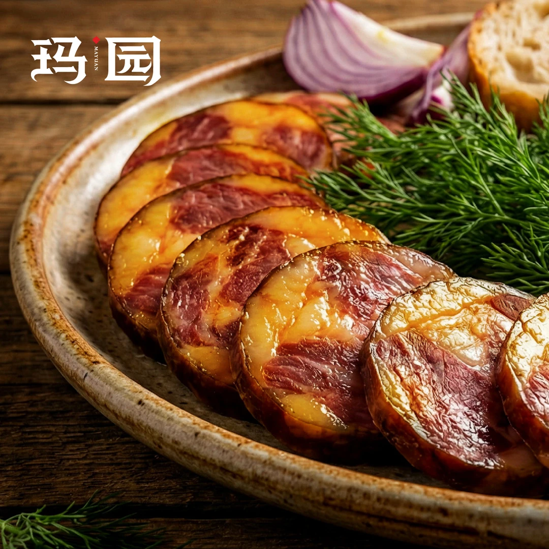 0.85公斤哈萨克族传统熏马肠/乌鲁木齐白杨河乡/传统松木熏/天然马肠