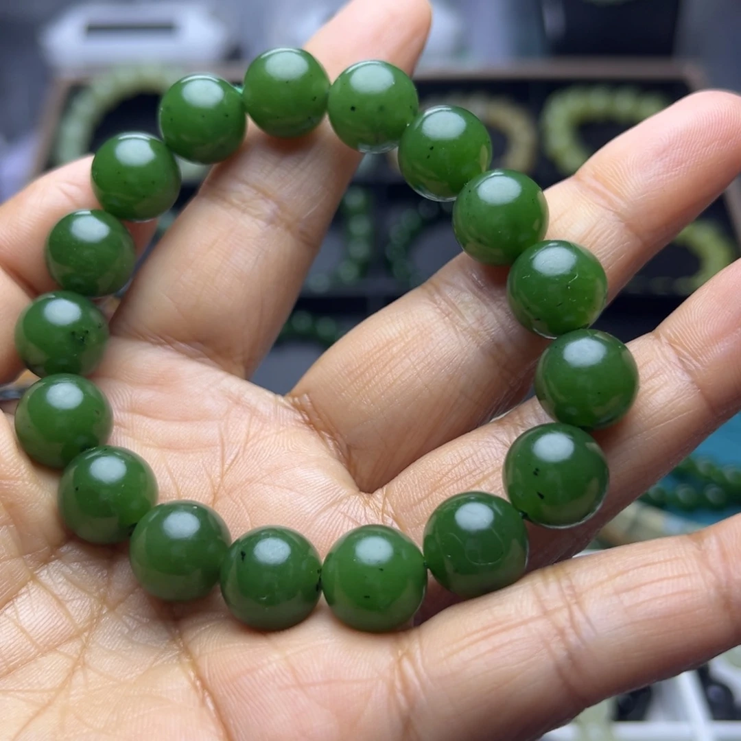 和田玉（碧玉）未镶嵌手串