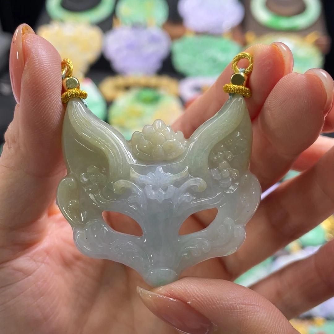 翡翠未镶嵌颈饰代编织