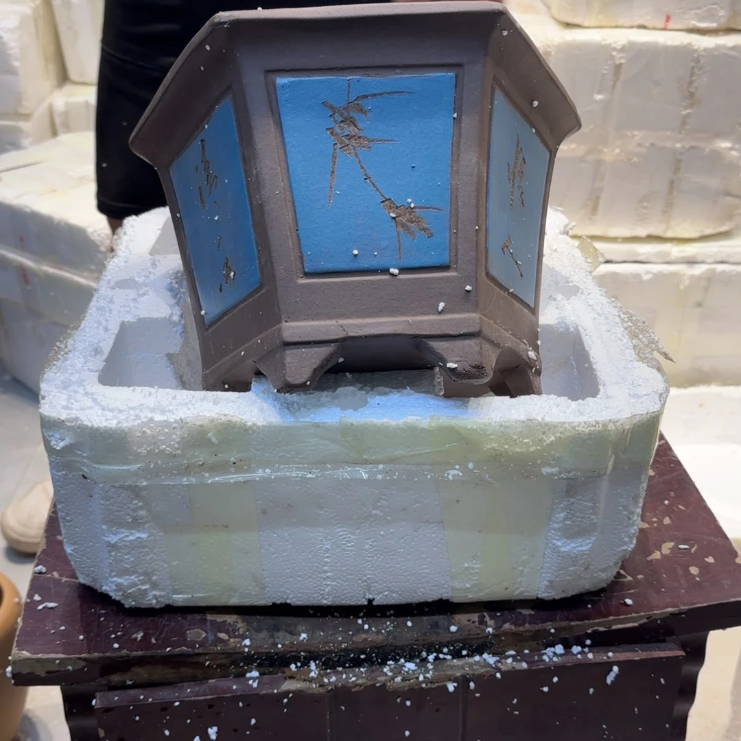 紫砂花盆口径26.16口径