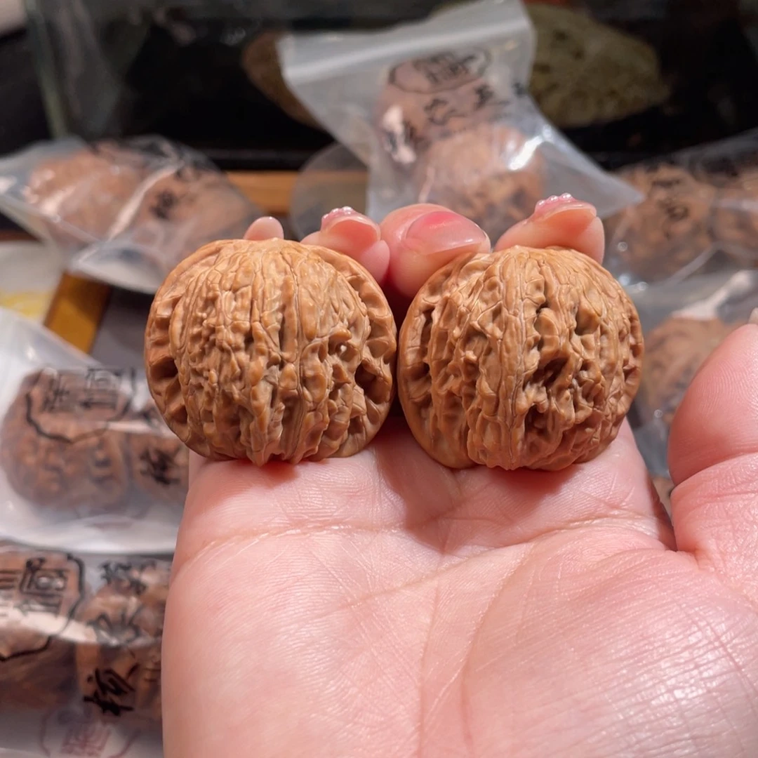 文玩核桃吊坠38磨盘