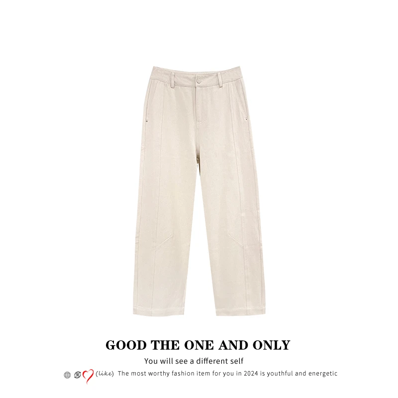 时尚高级休闲洗水棉九分裤103930