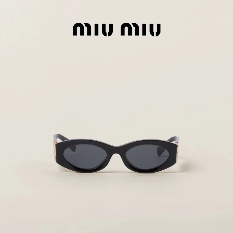 MIU MIU/缪缪时尚潮流圆框防紫外线户外太阳镜好看男女通用11W