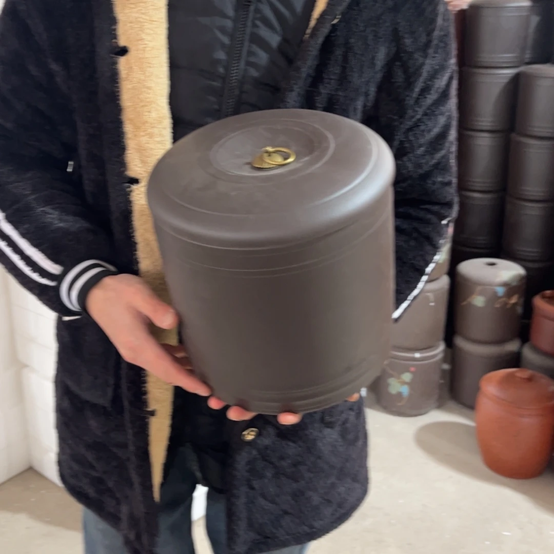 紫砂茶叶罐8饼茶叶罐