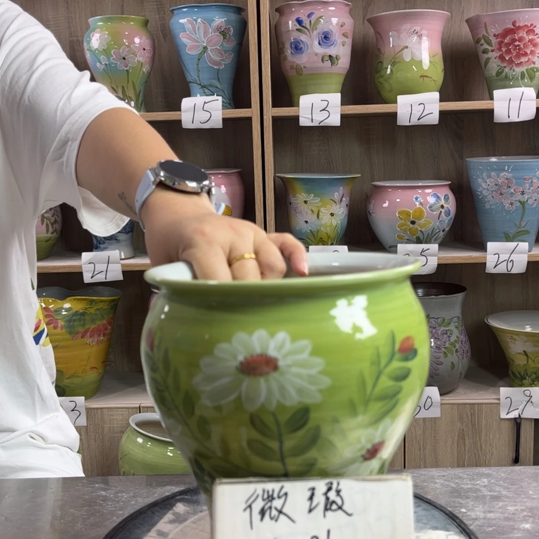 景德镇陶瓷花盆花盆