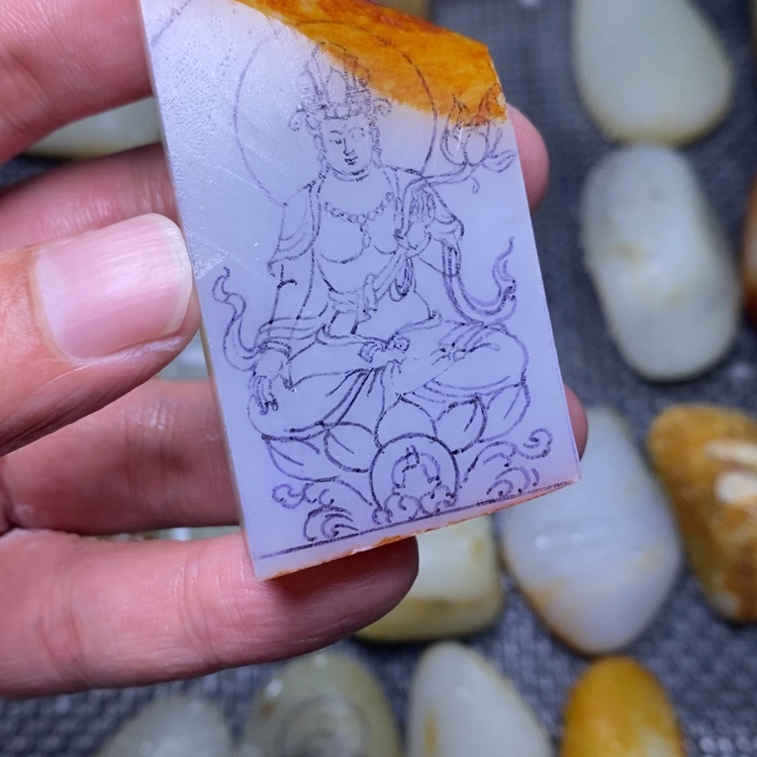 L***缘未镶嵌和田玉定制和田玉