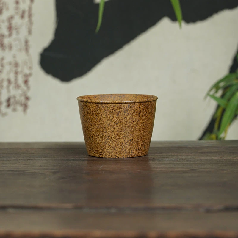 原矿龙骨金砂 130cc  精品主人杯 品茗杯 宜兴紫砂