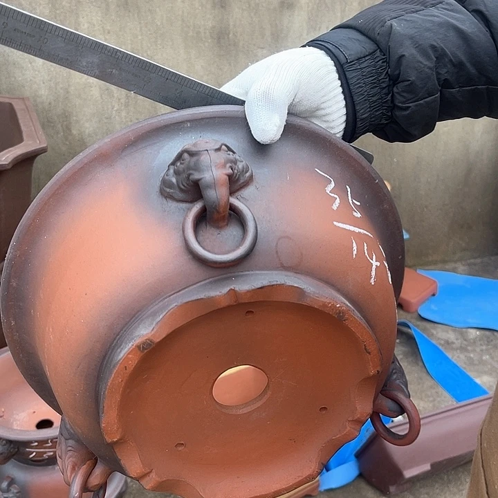 紫砂花盆紫砂等传统