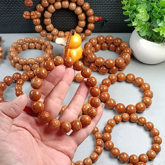 桃核手串铁籽红魔13