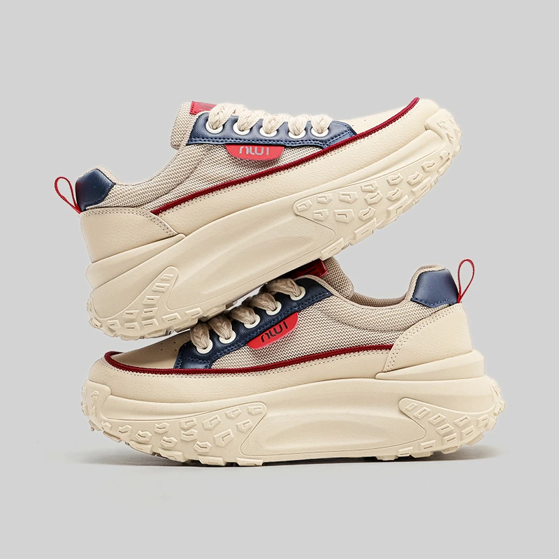 2025年秋季新款女休闲轻便运动休闲鞋厚底增高5cm时尚鞋韩版女鞋