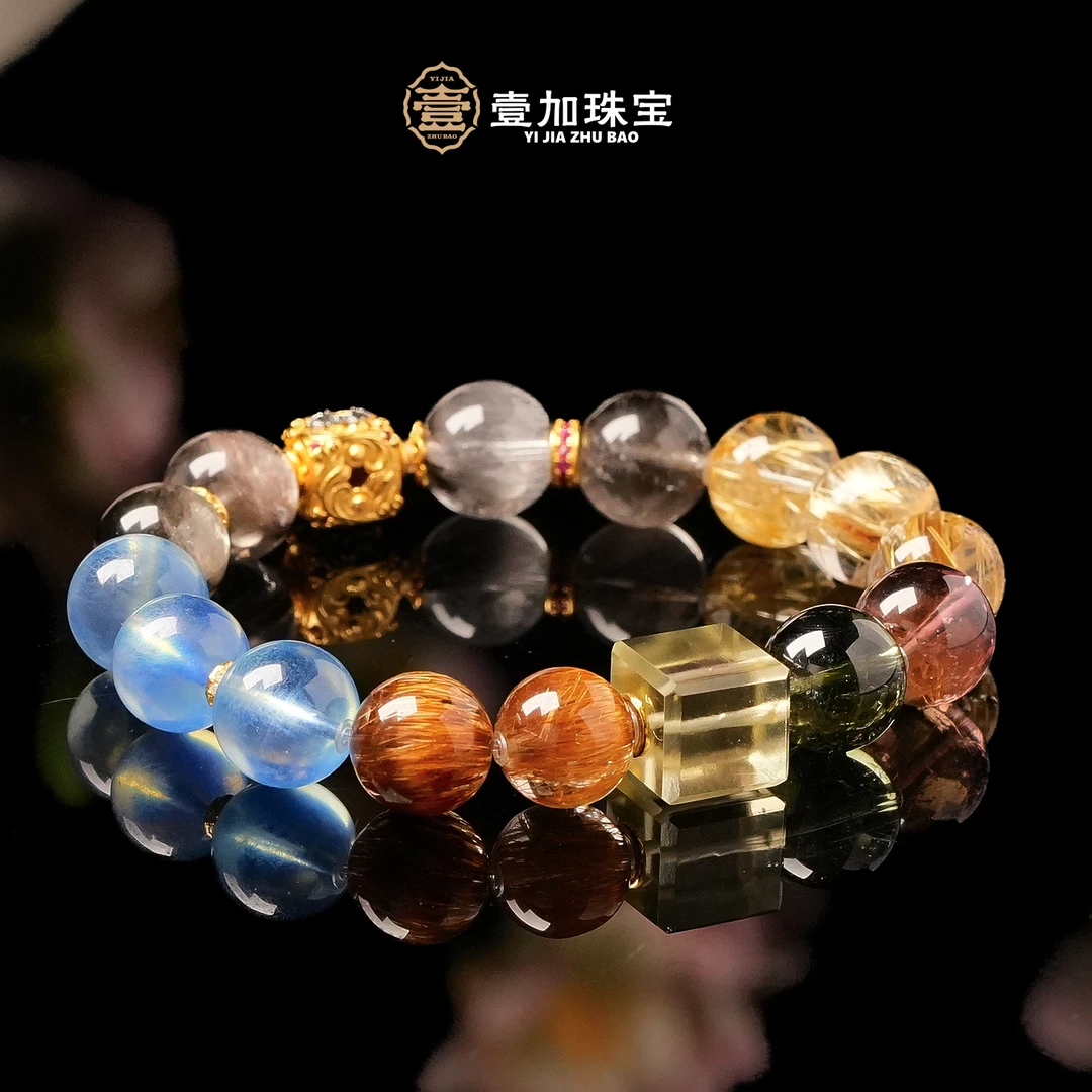 壹加维尼 | 手工设计必喜收藏级水晶多宝手串多样性发一7775n