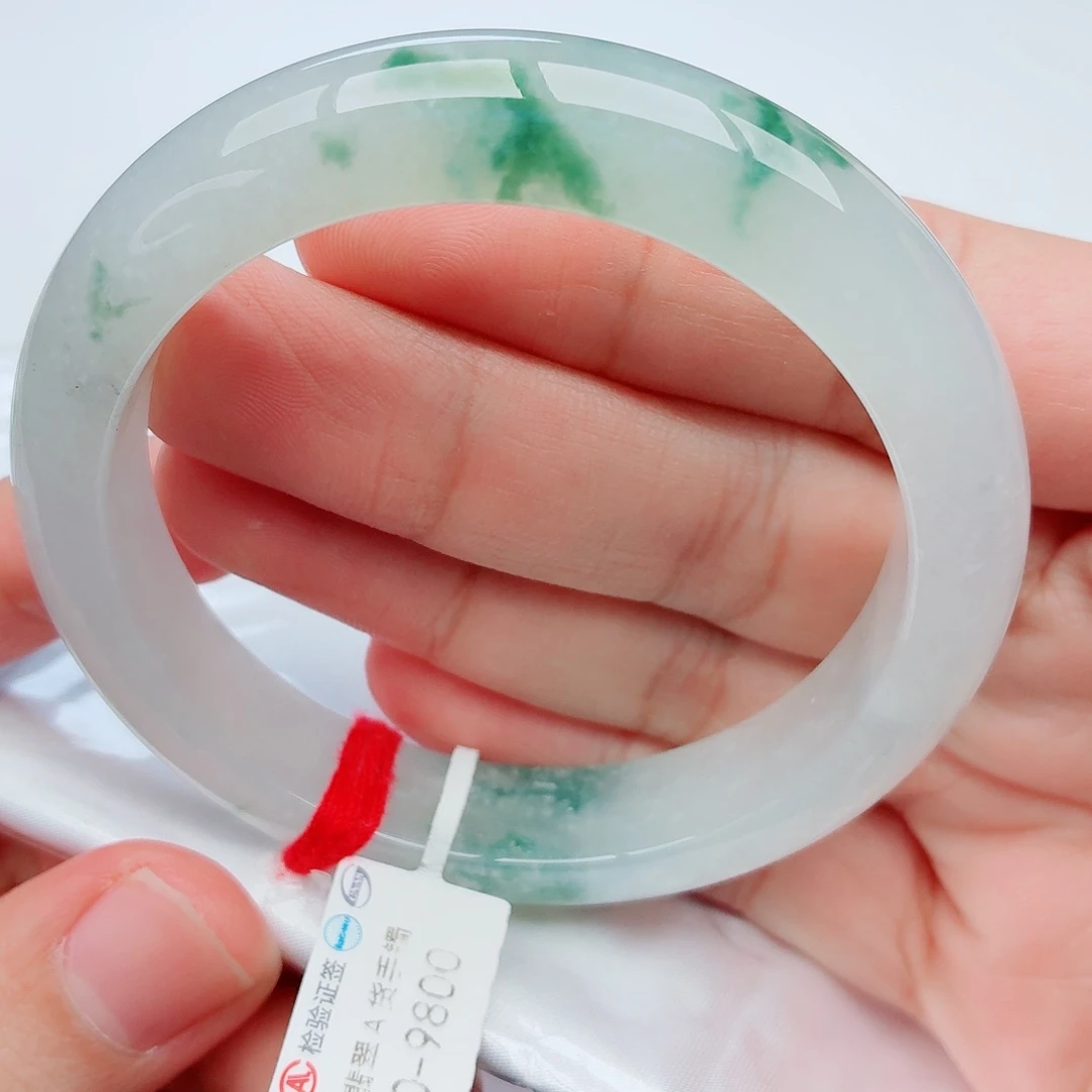 翡翠未镶嵌手镯天然翡翠手镯