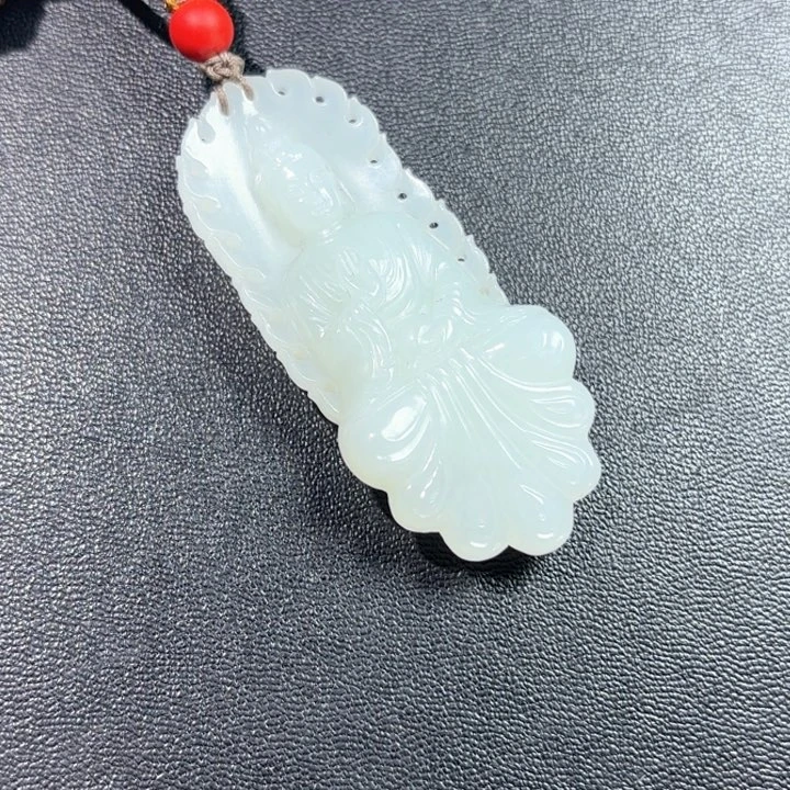 和田玉未镶嵌挂件x***笑