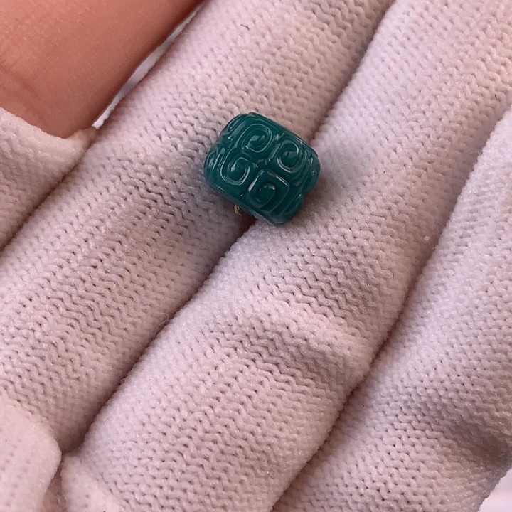 绿松石未镶嵌配饰蓥9.3*7.7