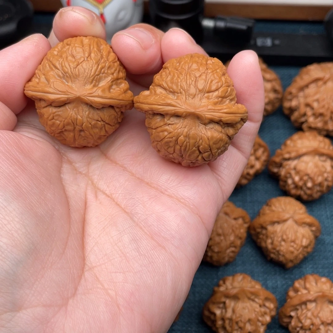 文玩核桃把件全品边肚同尺乾隆磨37