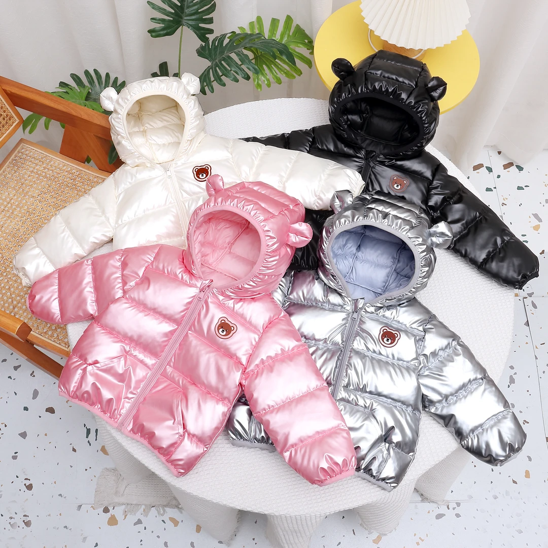 【羽汐家】儿童免洗棉服男童加厚连帽外套女童宝宝卡通可爱保暖棉衣