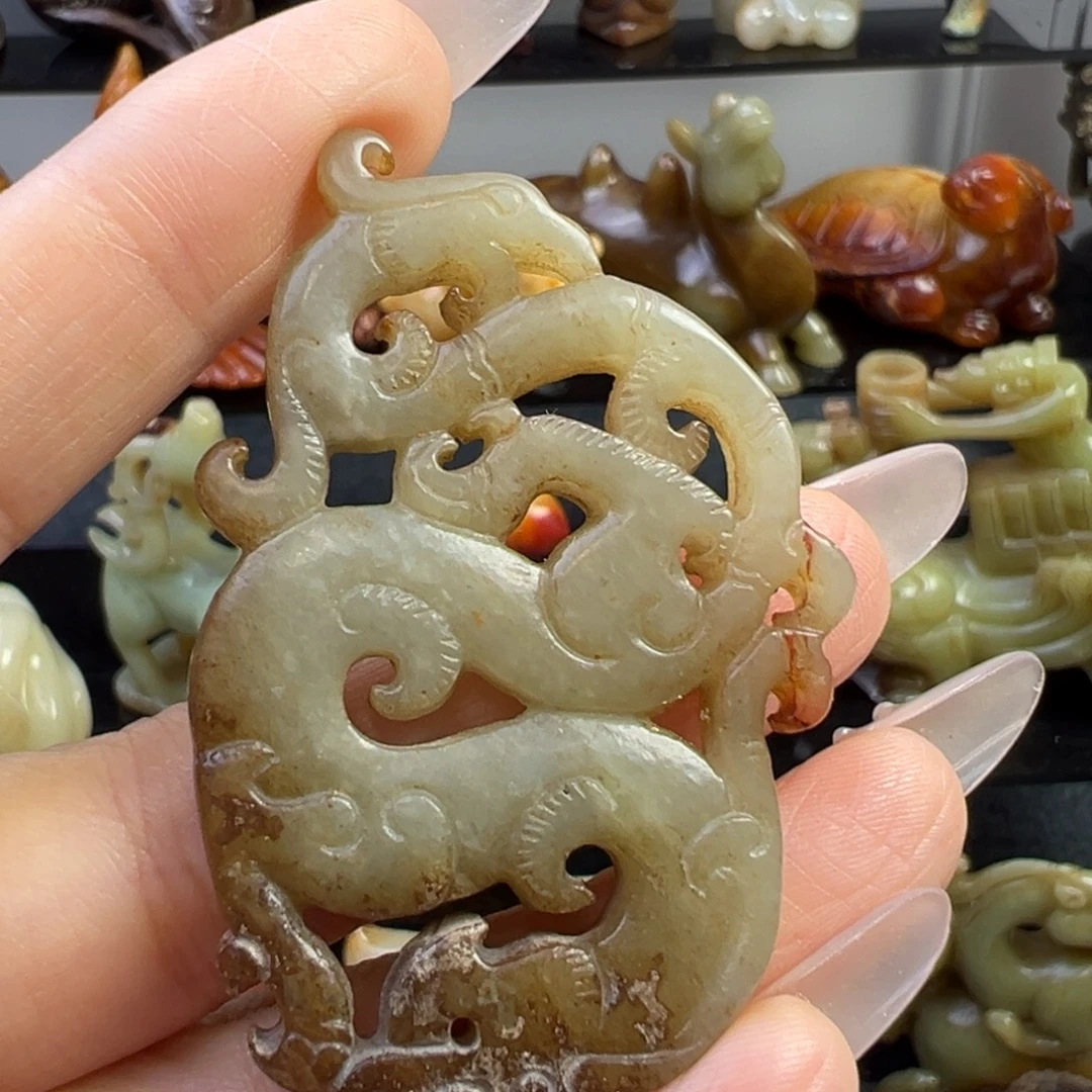 和田玉（糖玉）未镶嵌挂件