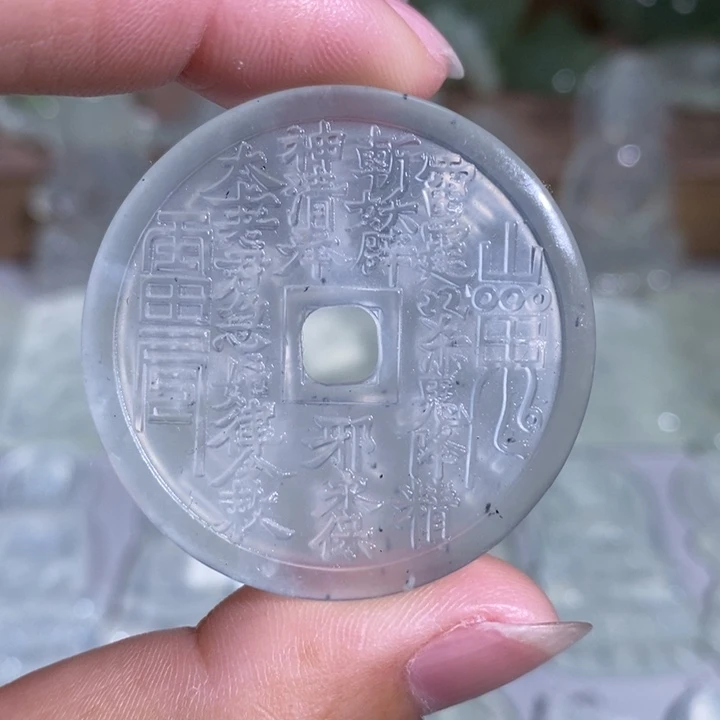 岫玉未镶嵌吊坠吊坠