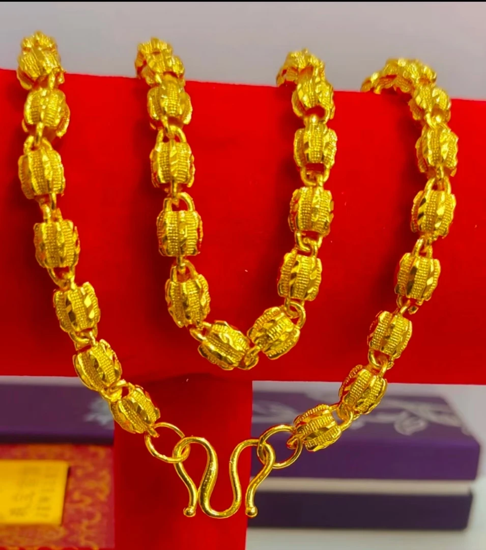 合金项链 时尚潮流核桃项链