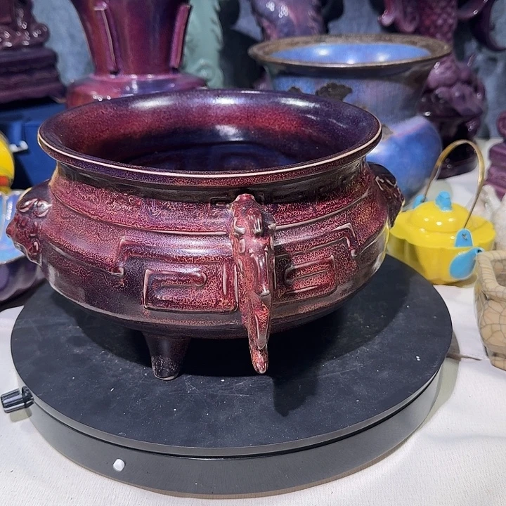 陶摆件钧官窑瓷器