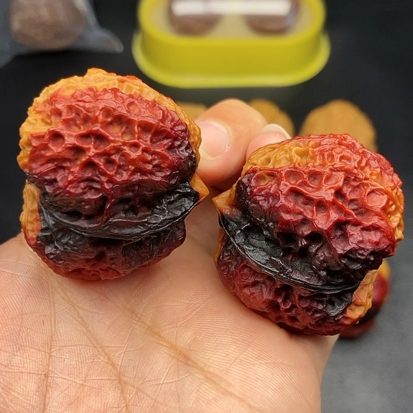 【闪购商品】把件文玩核桃41尺火麒麟金蟾