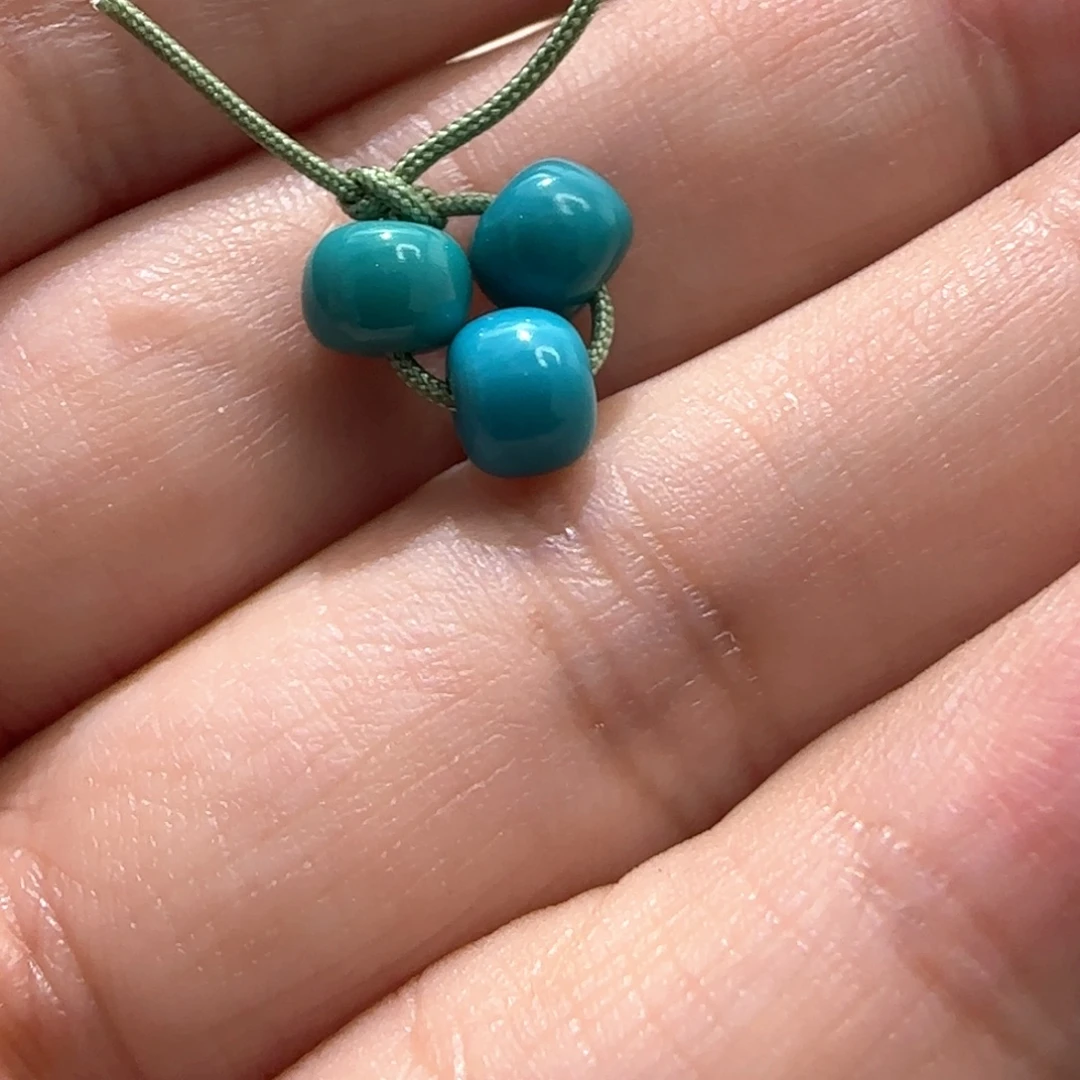 S***粥绿松石未镶嵌配饰