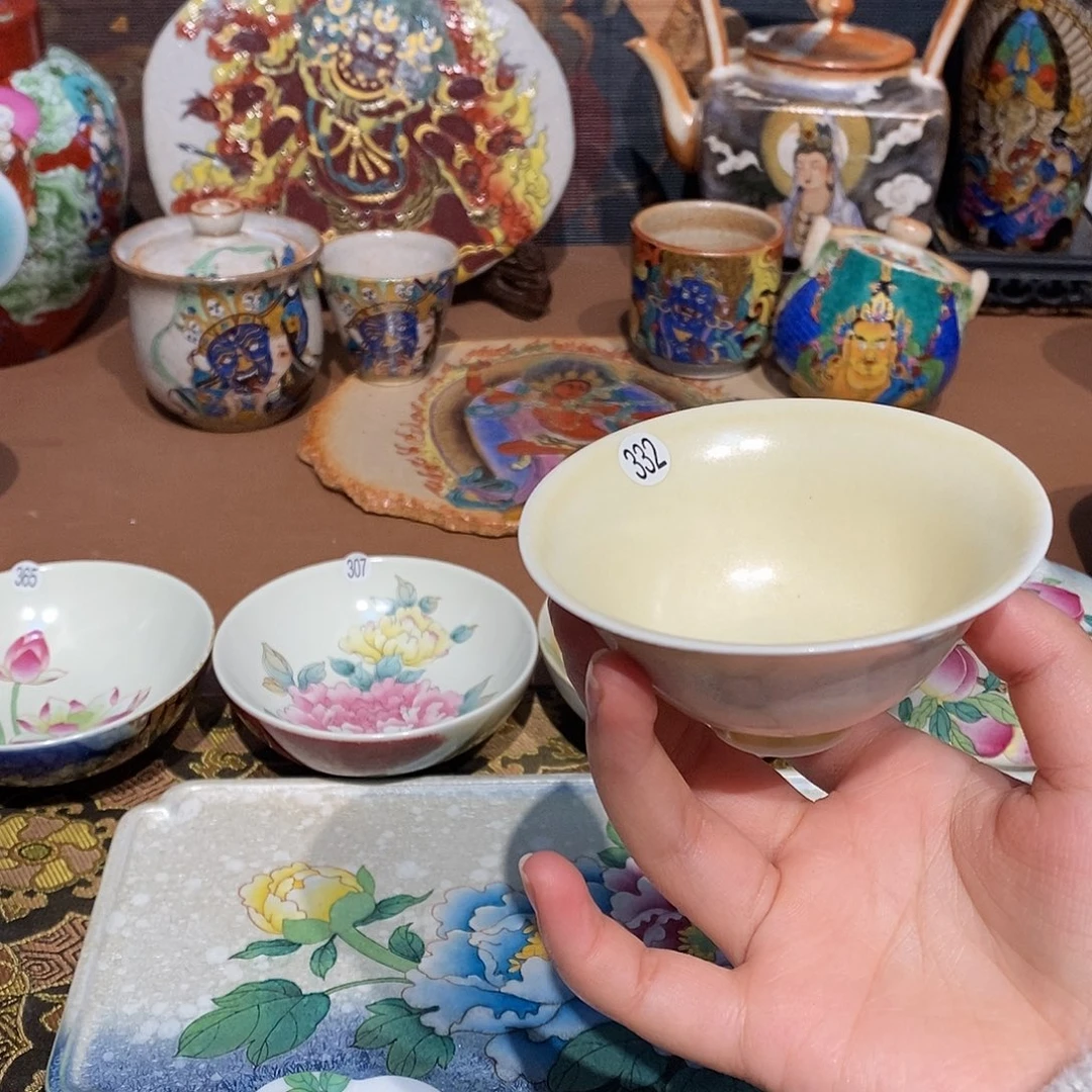 素胎景德镇手工手绘制作