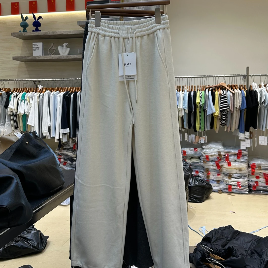 7801【休闲阔腿裤】百搭显瘦休闲裤