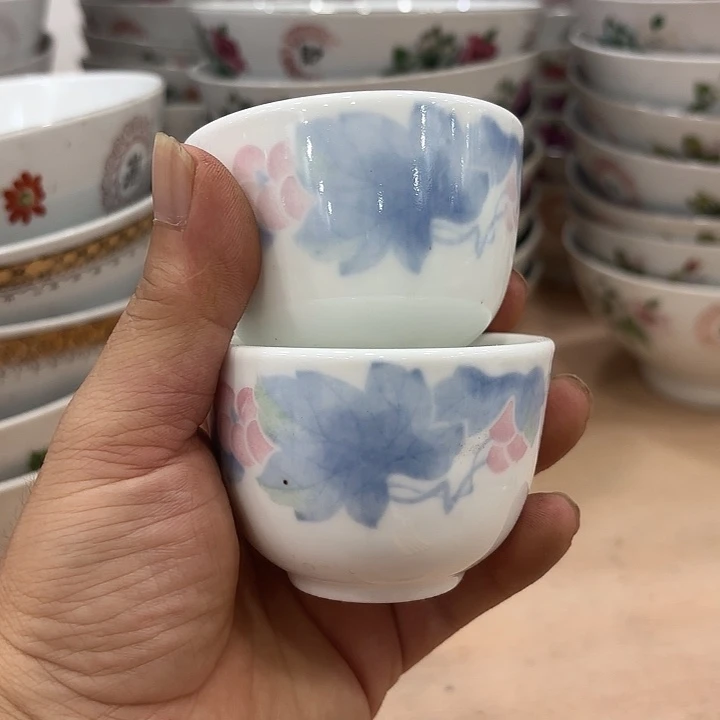 葡萄花小杯子小杯子两只