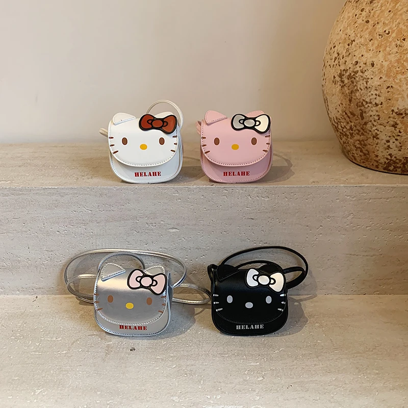 儿童包2025新款卡通可爱猫咪宝宝零钱包洋气亲子斜挎包耳机口红包